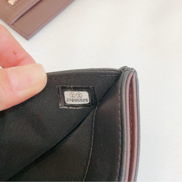 ❤️Beautiful 💎 Authentic Chanel Classic Black Lambskin 2 Set Pouch Long Wallet - Picture 5 of 16